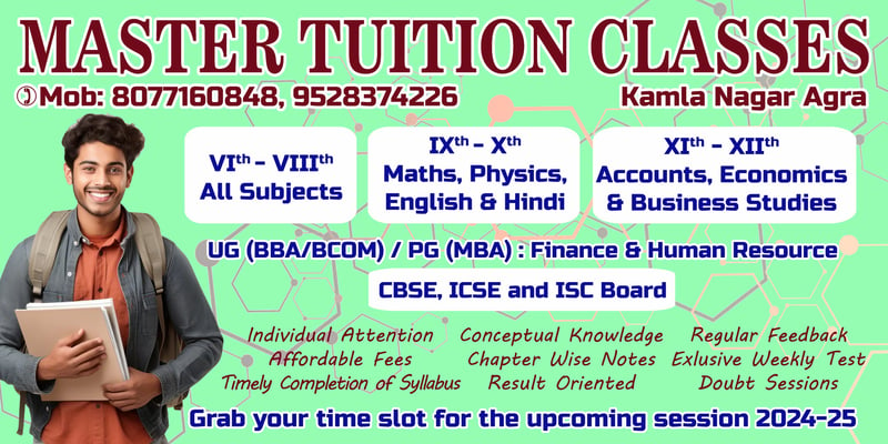 Master Tuition Classes-Tuition Classes For Session 2024-2025