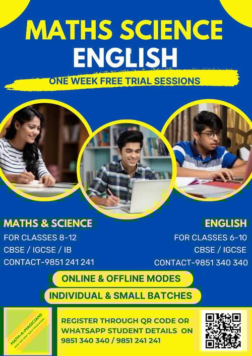 MATH  A MAGICIANS- MATHS SCIENCE ENGLISH Classes