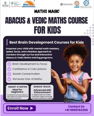 Maths Magic  -  Abacus & Vedic Maths Course For Kids