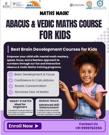 Maths Magic  -  Abacus & Vedic Maths Course For Kids