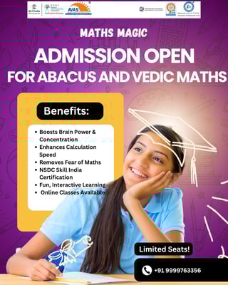 Maths Magic  -  Abacus and Vedic Maths Classes For Kids