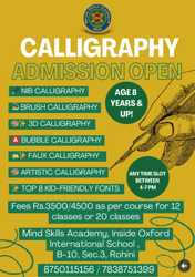 Mind Skills Academy  -  Calligraphy Classes