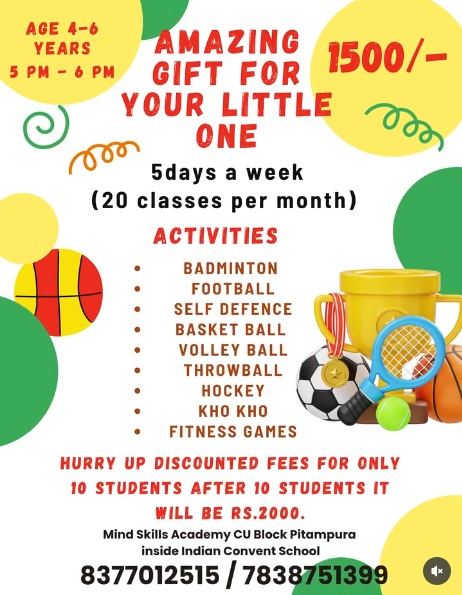 Mind Skills Academy  -  Kids Sports Activity Program