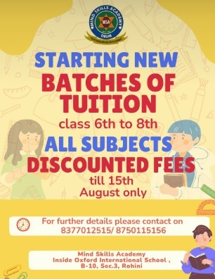 Mind Skills Academy  -  Tuition Classes