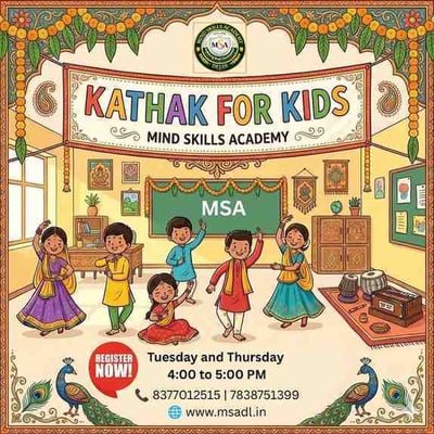 Mind Skills Academy-Kathak Classes for Kids