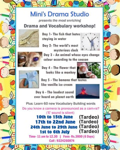  Mini Drama Studio-Drama and Vocabulary workshop