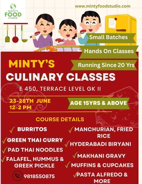 Mintys Food Studio  -  Culinary Classes