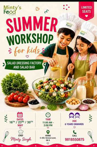 Mintys Food Studio-Summer Salad Workshop for Kids