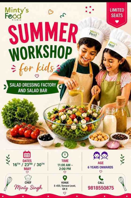 Mintys Food Studio-Summer Salad Workshop for Kids