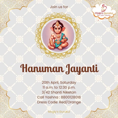 Moglys Gurukul-Hanuman Jayanti