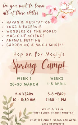 Moglys Gurukul-Spring Camp
