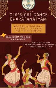 Ms Madan Reading Roots-Bharatanatyam Classes for Kids