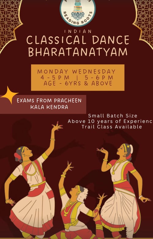 Ms Madan Reading Roots-Bharatanatyam Classes for Kids