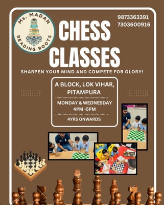 Ms Madan Reading Roots-Chess Classes for Kids