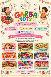 Mulberry Grove-Garba Tots Little Navratri Celebration