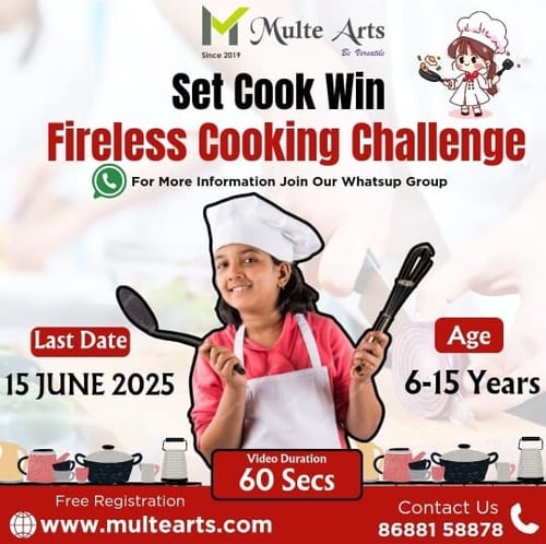Multe Arts  -  Basic Fireless Cooking Challenge