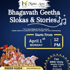 Multe Arts-Bhagavath Geetha Slokas & Stories.