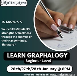 Multe Arts-Graphalogy Classes For Kids