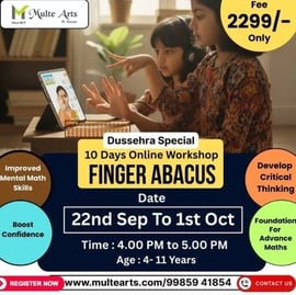 MulteArts - Dussehra Special Finger Abacus Workshop