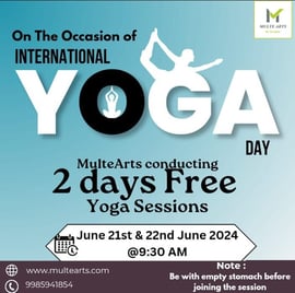 Multe Arts-2 days free yoga sessions