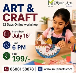 MulteArts-Online Art and Craft Workshop
