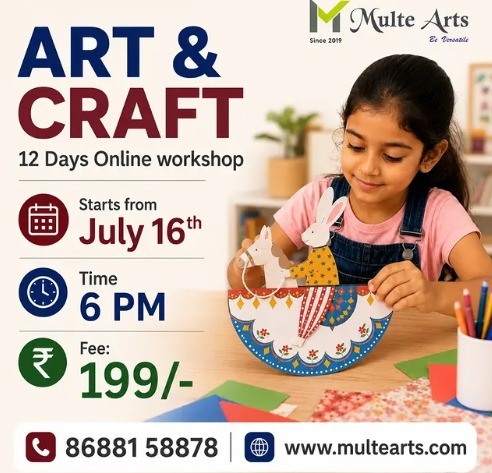 MulteArts-Online Art and Craft Workshop