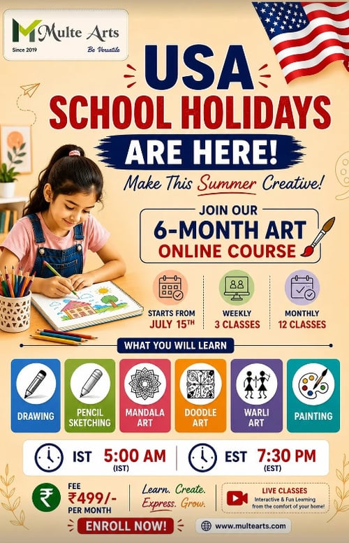 MulteArts-Online Art Course for Kids