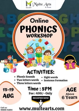 Multe Arts-Online phonics workshop