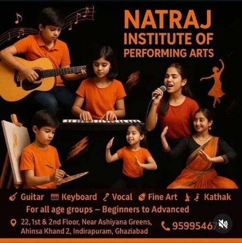 NATRAJ INSTITUTE OF PERFORMING ARTS DANCE, MUSIC AND ART CLASSES FOR KIDS