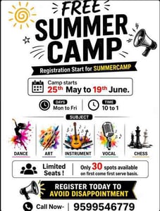 Natraj institute of performing Arts-Summer Camp 2026