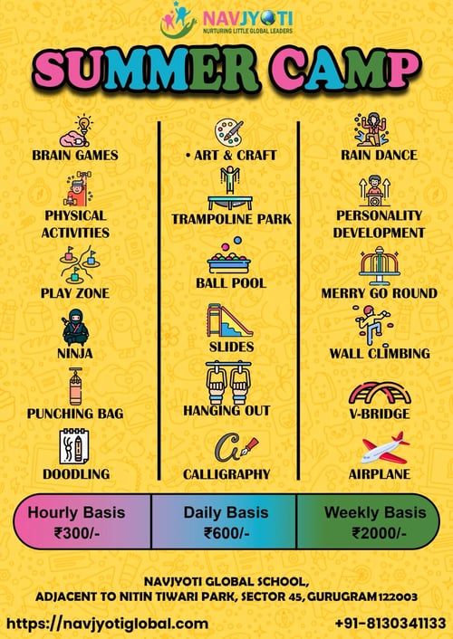 Navjyoti Global Foundation School  -  Summer Camp