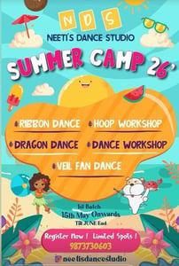 Neetis dance studio-Summer Camp 2026