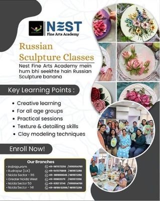 Nest Fine Arts Academy-Russian Sculpture Classes (Noida)