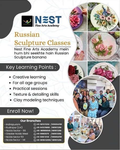 Nest Fine Arts Academy-Russian Sculpture Classes (Noida)