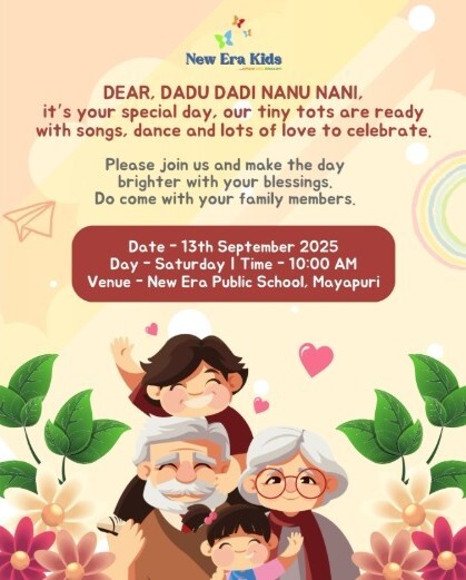 New Era Public School - Grandparents Day Workshop For Kids