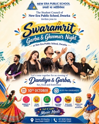 New Era Public School-Swaramrit Garba and Ghoomar Night