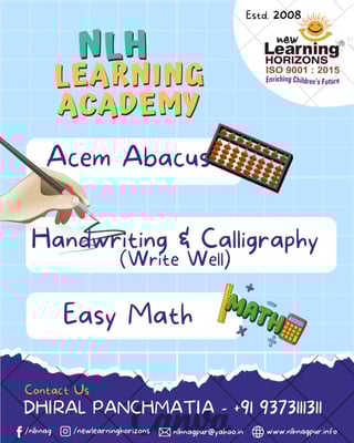 New Learning Horizons  -  Activity Classes