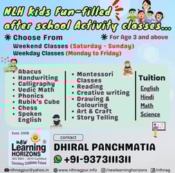 New Learning Horizons  -  After School Activity Classes