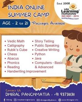 New Learning Horizons  -  India Online Summer Camp