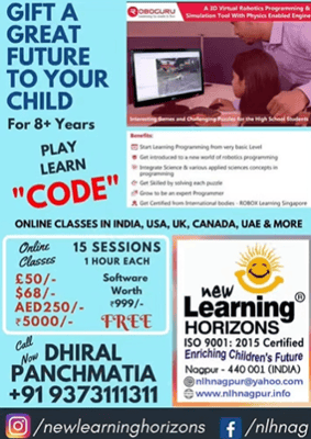 New Learning Horizons - Kids Coding Classes