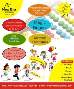Nex Era Academy-Abacus and Vedic Maths Classes