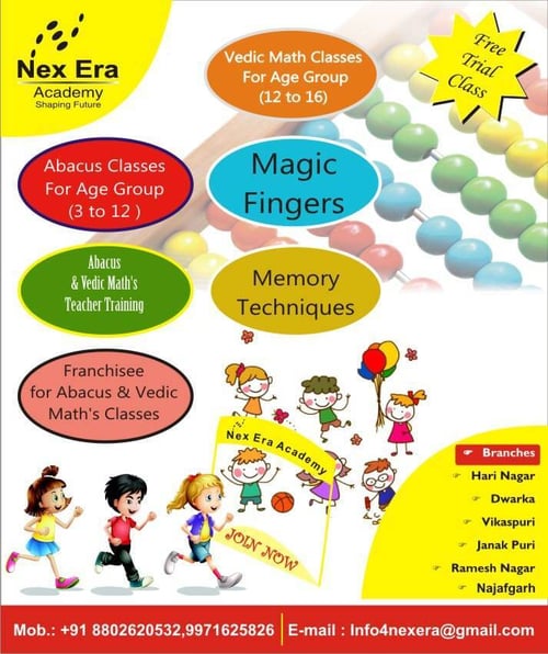 Nex Era Academy-Abacus and Vedic Maths Classes