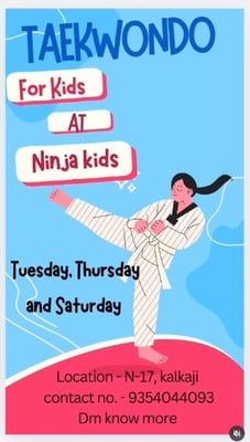 Ninja Kids  -  Taekwondo Classes For Kids
