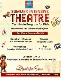Nitco School of Music and Dance-Summer Intensive Theatre