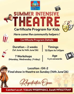 Nitco School of Music and Dance-Summer Intensive Theatre