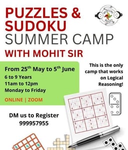 Nurture Roots-Puzzles and Sudoku Summer Camp