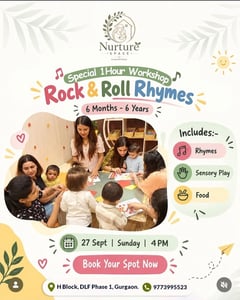 Nurture Space-Rock and Roll Rhymes Special Kids Workshop