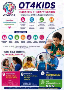 OT4KIDS Pediatric Therapy Centre-Therapy Classes for Kids(South Delhi)
