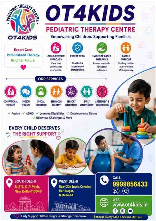 OT4KIDS Pediatric Therapy Centre-Therapy Classes for Kids(South Delhi)