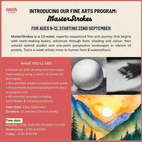 Oasis Art Studio - Fine Arts Program